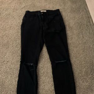 Pacsun Ankle Jeggings (VERY DARK BLUE)
